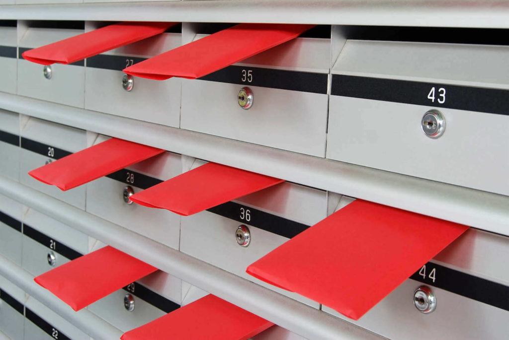 distribution en boite aux lettres